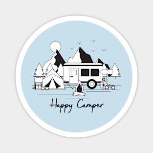 Happy Camper Magnet